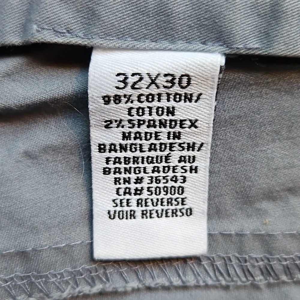 Calvin Klein Mens Slim Fit Dress Pant  32x30 Light Blue/Gray